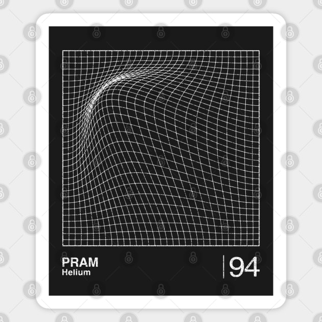 Pram / Minimalist Graphic Artwork Fan Design Magnet by saudade